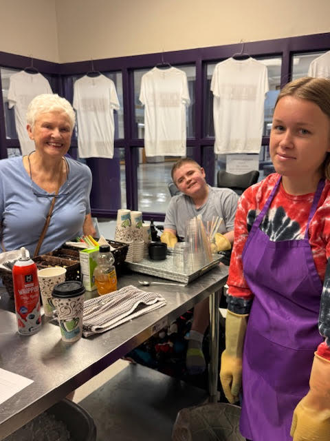 ☕ Knight’s Café at West Bladen ☕ The Knight’s Café, run by the students in Mrs. Jones’ EC classroom, is an incredible program that teaches valuable life skills while serving our school community. 🏰💜 We recently had several visitors stop by to experience the café, and we’re excited to share these moments with you! #WestBladenKnights #KnightsCafe #LifeSkills #GoKnights