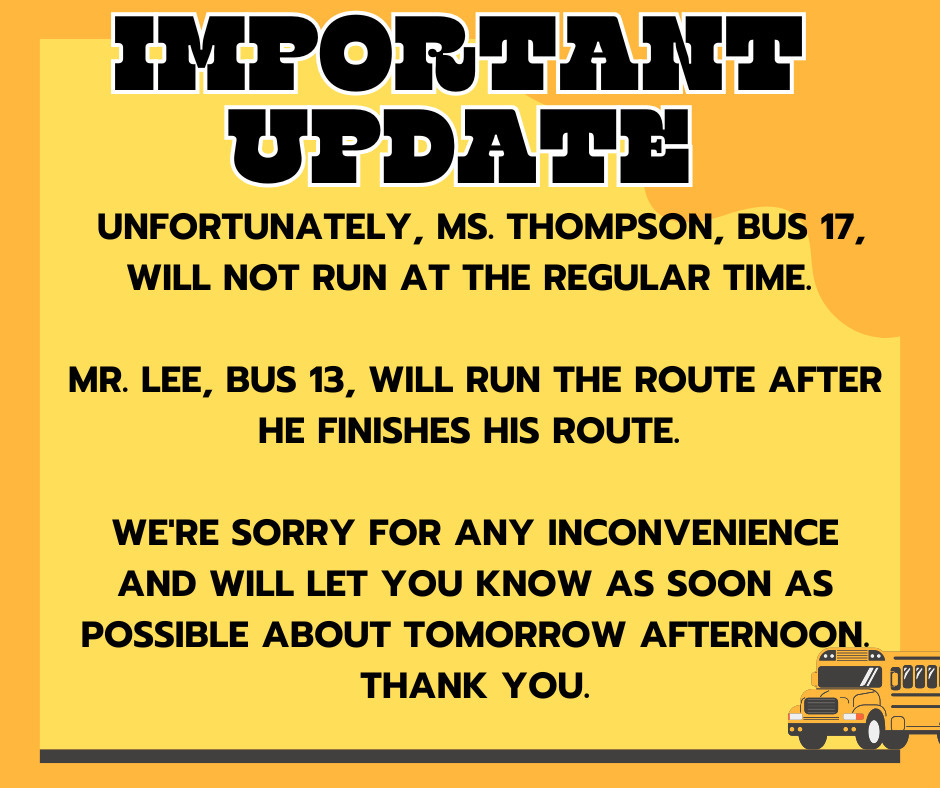 Bus Update 