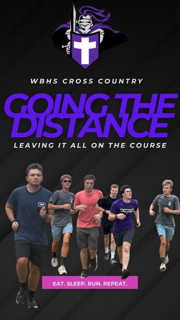 🏃♀️🏃♂️ Going the Distance! 🏅 The West Bladen Knights Cross Country team is putting in the miles, pushing their limits, and chasing greatness this season! Every stride, every hill, every finish line — our Knights are proving that hard work and heart make all the difference. 💜💛 Let’s show our runners some love and cheer them on as they GO THE DISTANCE for West Bladen! #WestBladenKnights #GoingTheDistance #KnightPride #XCStrong #RunForGlory