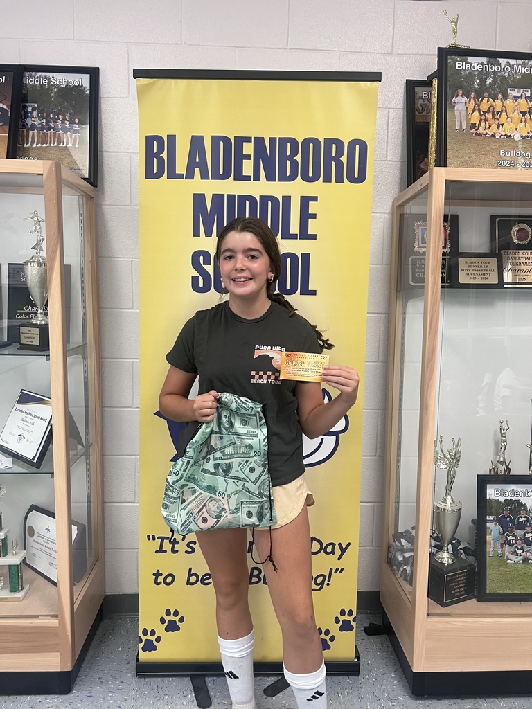 Golden ticket winner at middle school- and prize