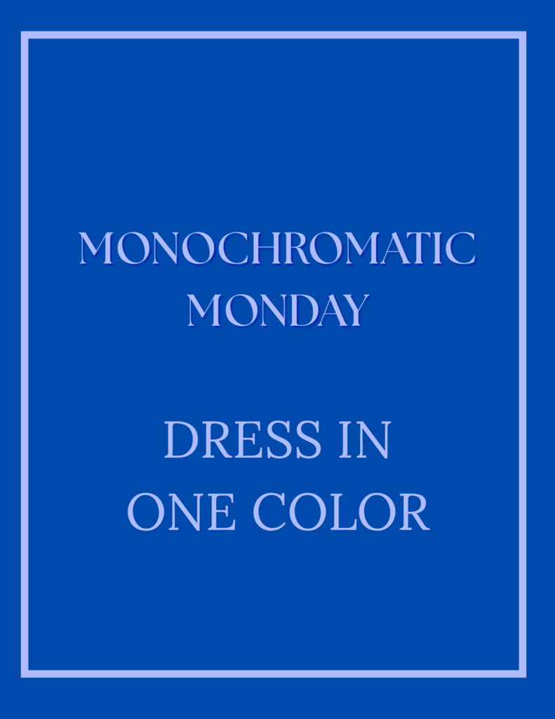 Monochromatic Monday