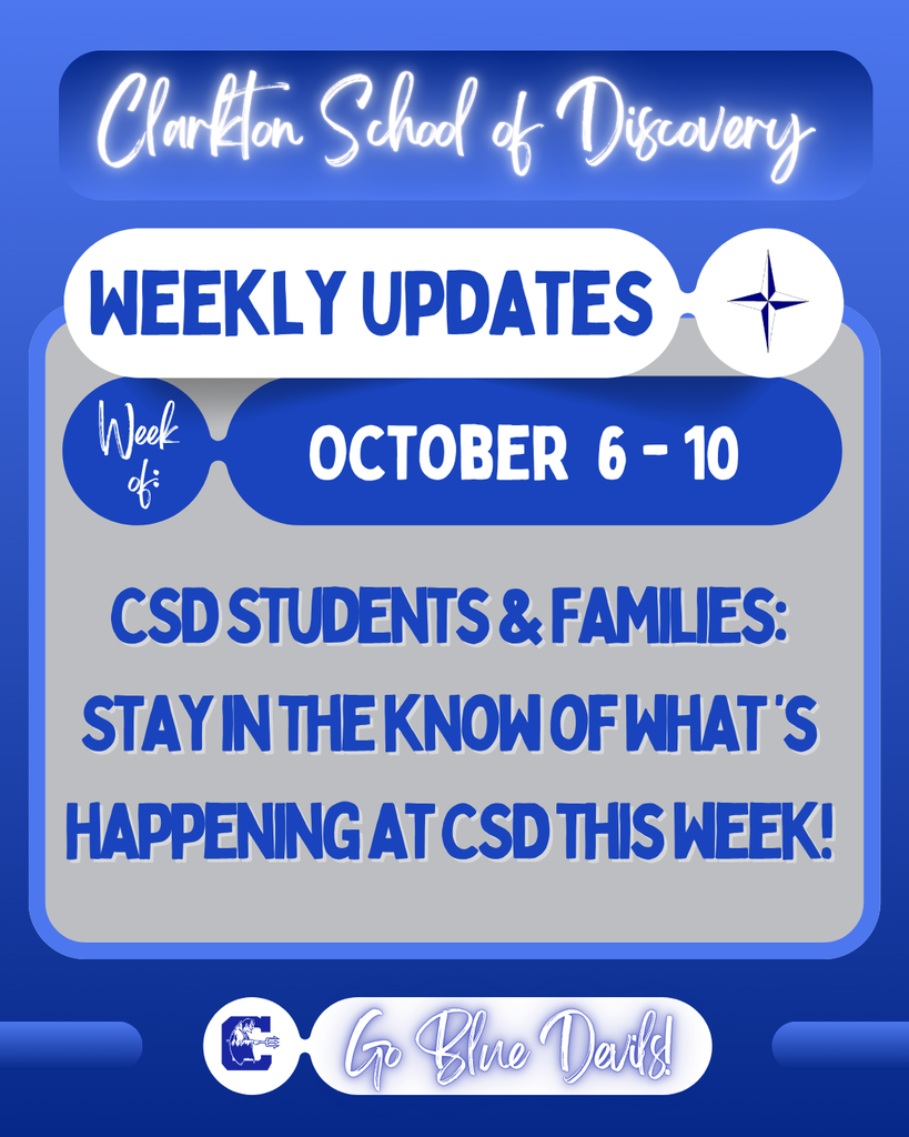 CSD Weekly Updates