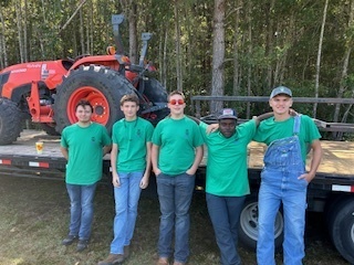 West Bladen FFA members represented us well at the Three Rivers Federation FFA Truck and Tractor Competition on October 9! In the Tractor Safety and Skills event, students maneuvered a tractor with a utility trailer through a course simulating real agricultural facilities. Competitors were Connor Sykes, William Yandle, Noah White, and Malkia McCoy. Congratulations to Noah White for placing 4th in the federation! In the Truck Safety and Skills event, students navigated a narrow course both forward and in reverse while following the same safety and precision rules. Competitors were Brody Rhodes and Connor Sykes, and our truck team earned 3rd place in the federation! Great job representing West Bladen FFA! 💜🤍🚜