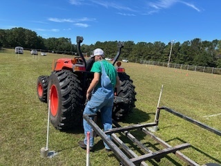 West Bladen FFA members represented us well at the Three Rivers Federation FFA Truck and Tractor Competition on October 9! In the Tractor Safety and Skills event, students maneuvered a tractor with a utility trailer through a course simulating real agricultural facilities. Competitors were Connor Sykes, William Yandle, Noah White, and Malkia McCoy. Congratulations to Noah White for placing 4th in the federation! In the Truck Safety and Skills event, students navigated a narrow course both forward and in reverse while following the same safety and precision rules. Competitors were Brody Rhodes and Connor Sykes, and our truck team earned 3rd place in the federation! Great job representing West Bladen FFA! 💜🤍🚜