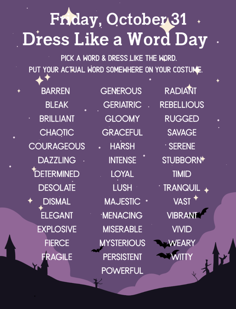 Dress Like a Vocab Word