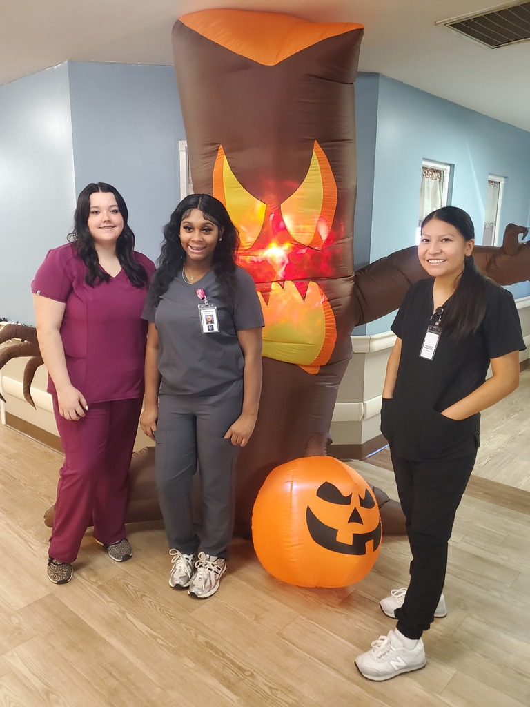 nurse aid students posing