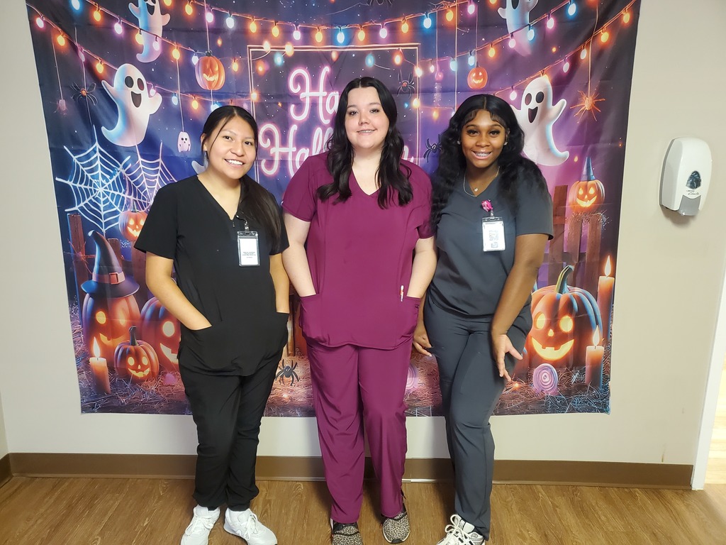 nurse aid students posing