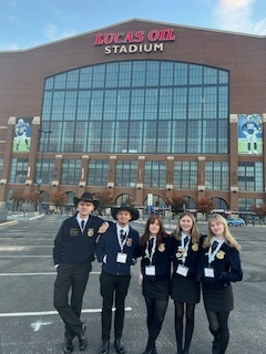 FFA students at Lucas Oil Stadium
