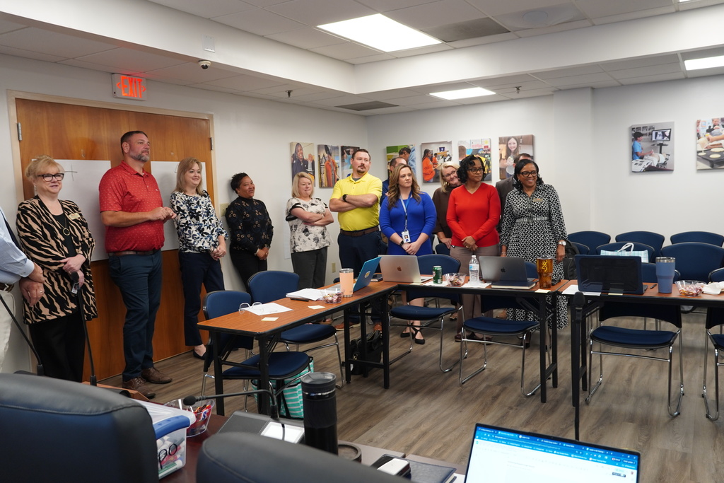 Group of Bladen County Schools principals and administrators participating in training activity