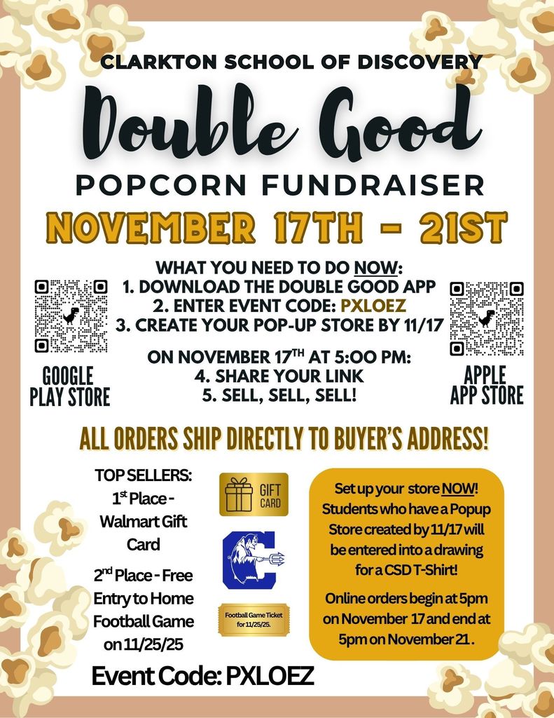 Double Good Fundraiser Flyer