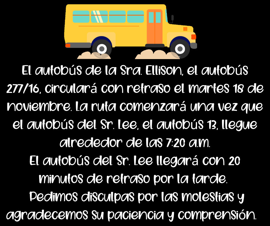 Spanish late bus
