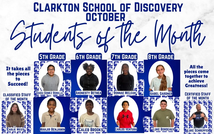 students of the month