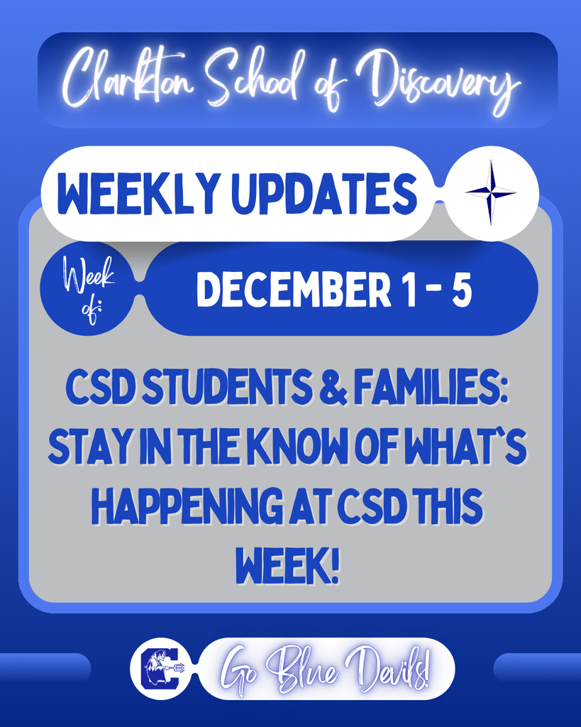 CSD Weekly Updates