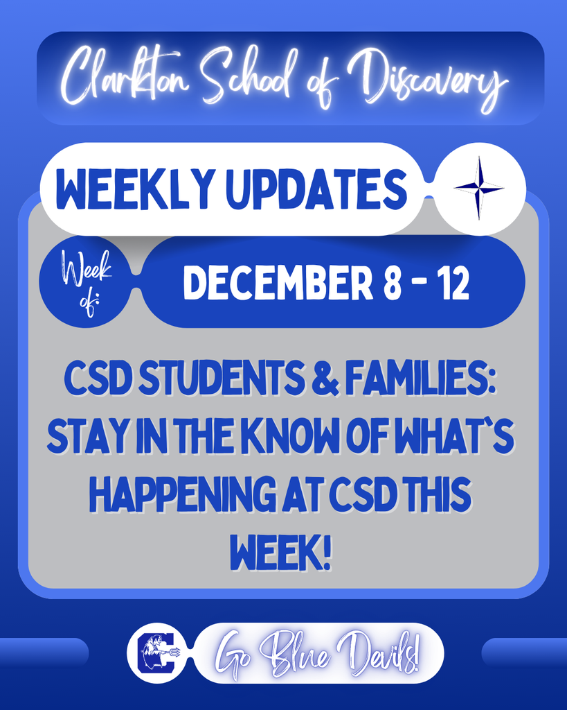 CSD Weekly Updates