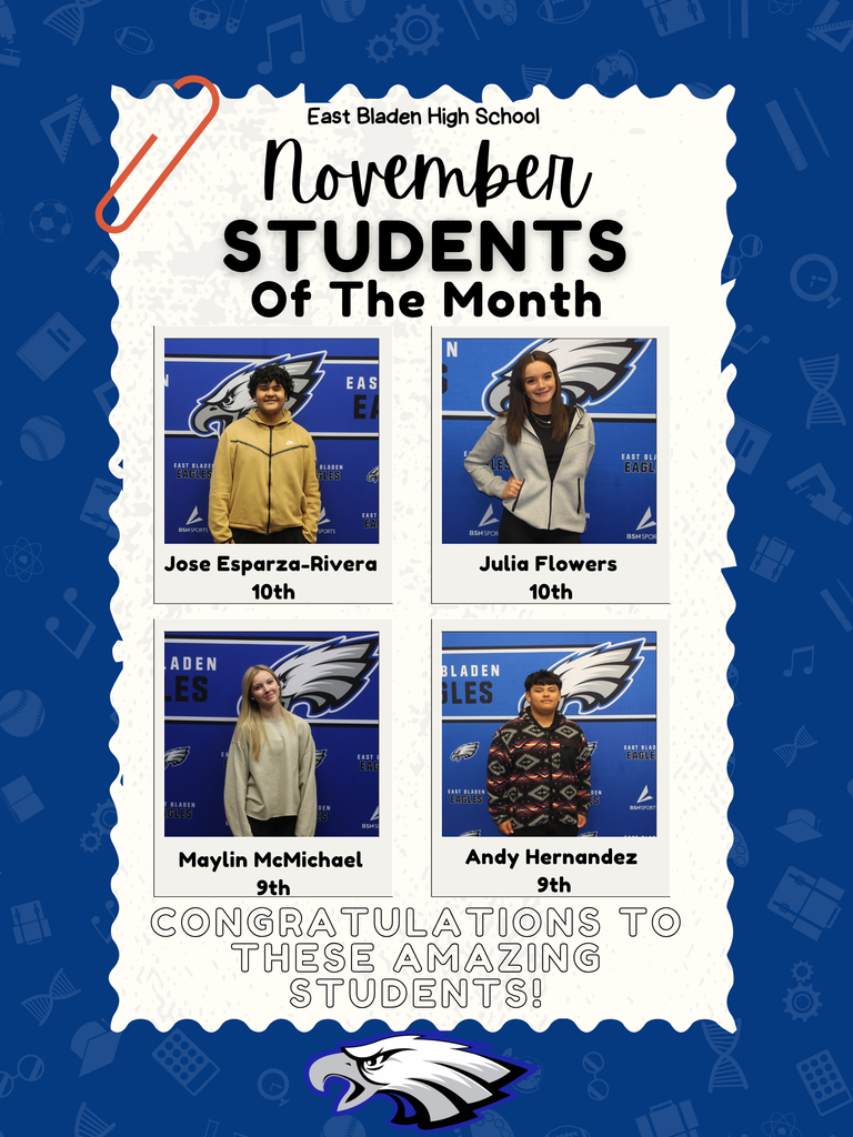 Students of the Month-- November