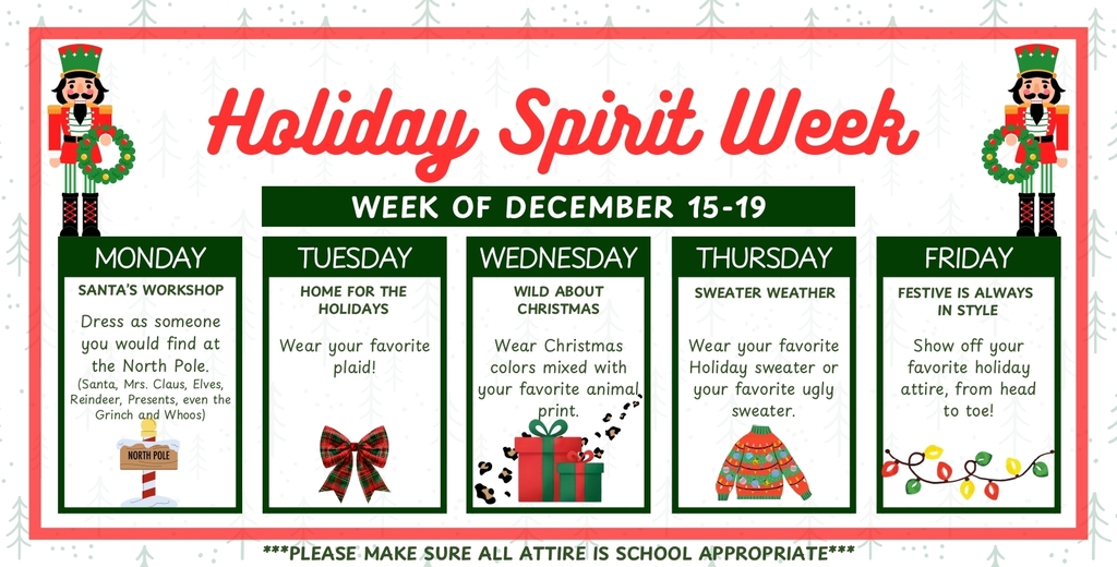 Holiday Spirit Week