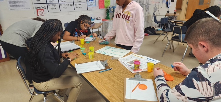 students working on an assignment