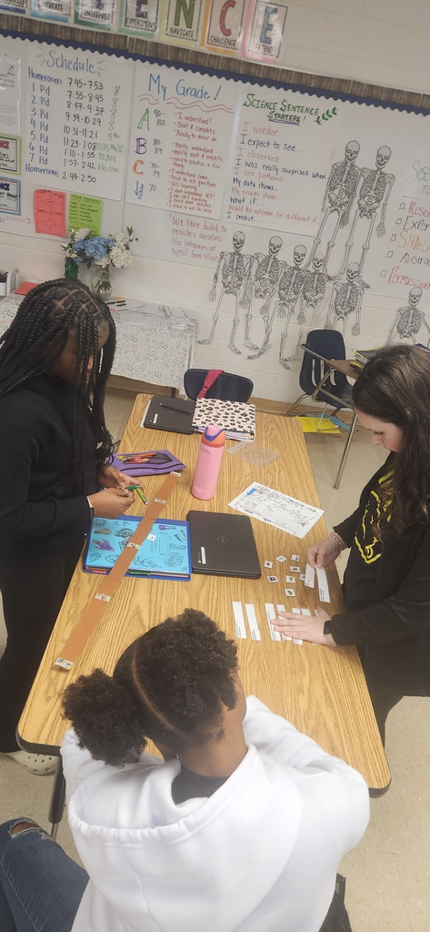 students showing their work