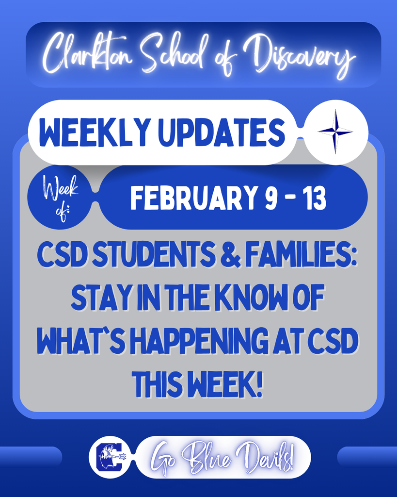 CSD Weekly Updates