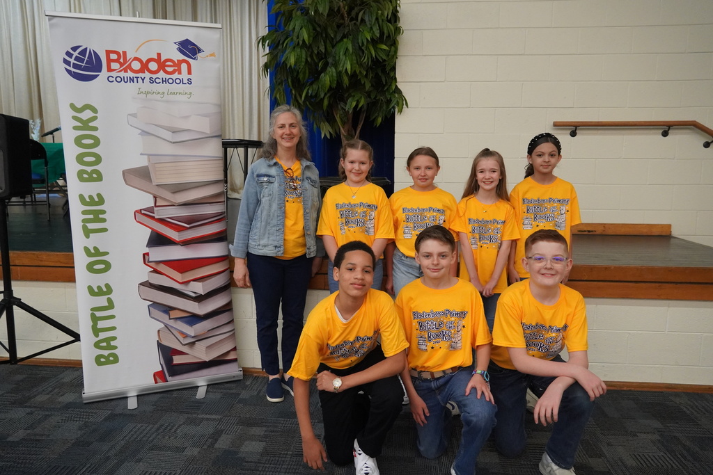 bladenboro primary battle of the books team