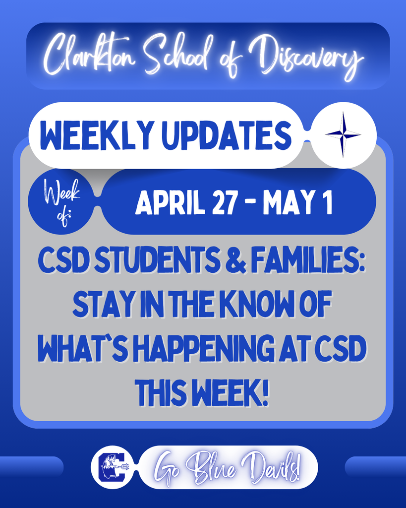 CSD Weekly Updates