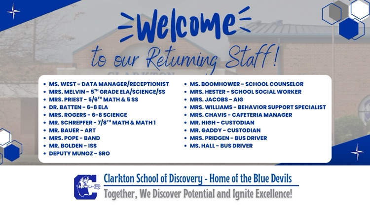 welcome staff 