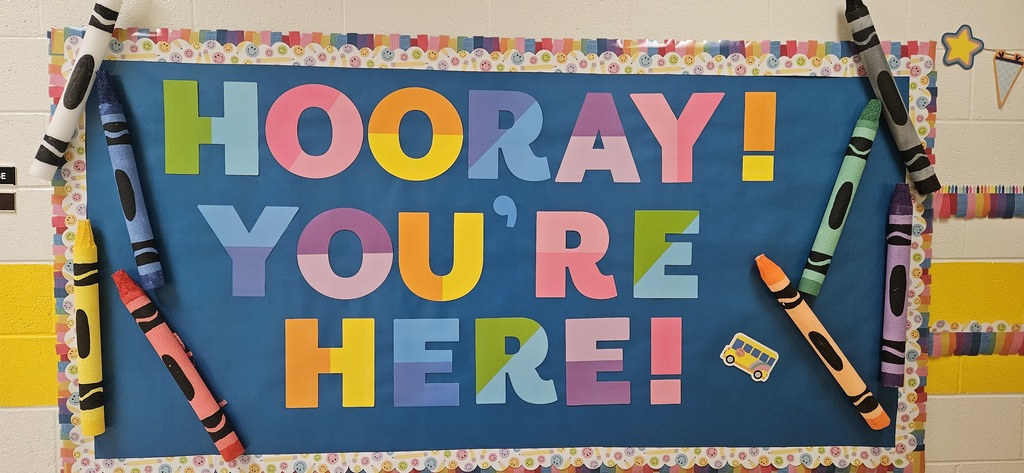 HOORAY YOU'RE HERE board
