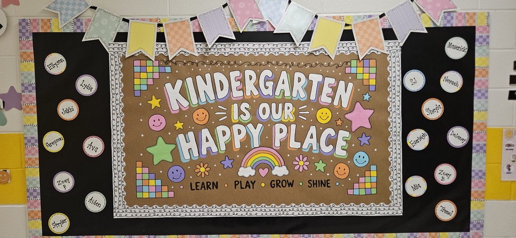 Happy Place Kindergarten board