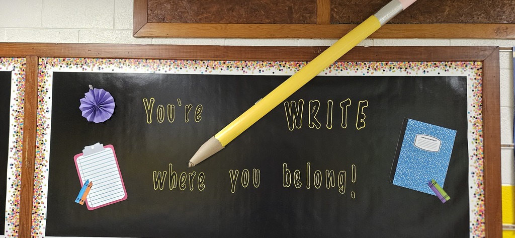 You're WRITE where you belong board