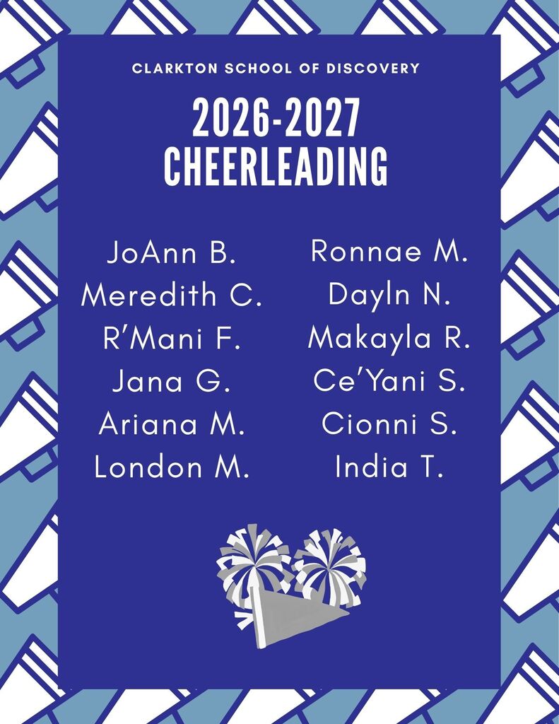 List of newly selected CSD Cheerleading Squad
