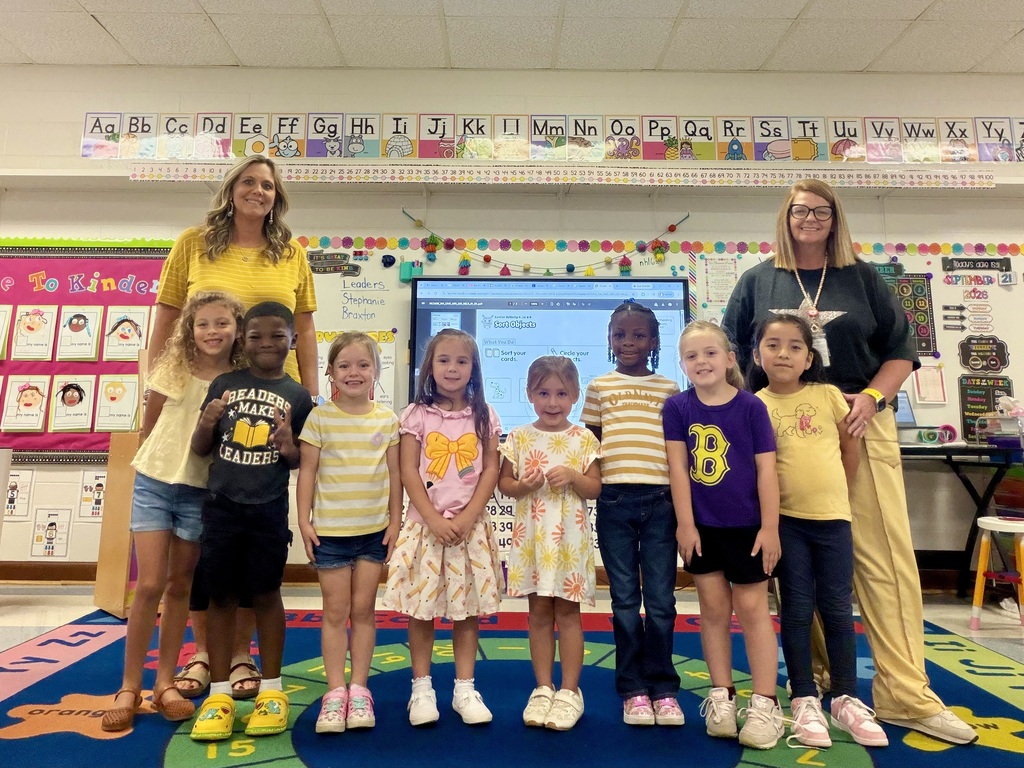 Go Gold Day in kindergarten