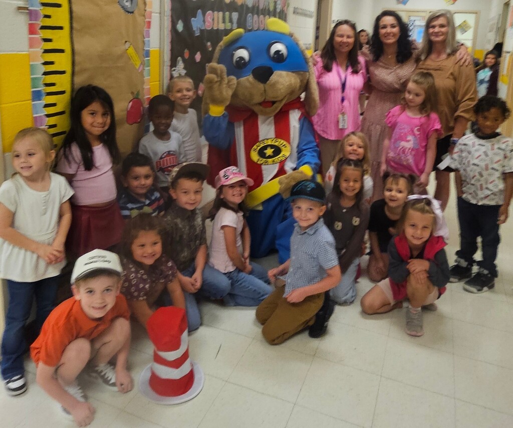 BPS students with BCSD Safety Pup