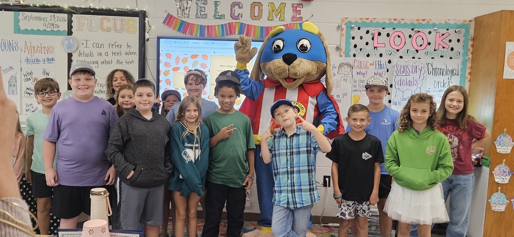 BPS students with BCSD Safety Pup