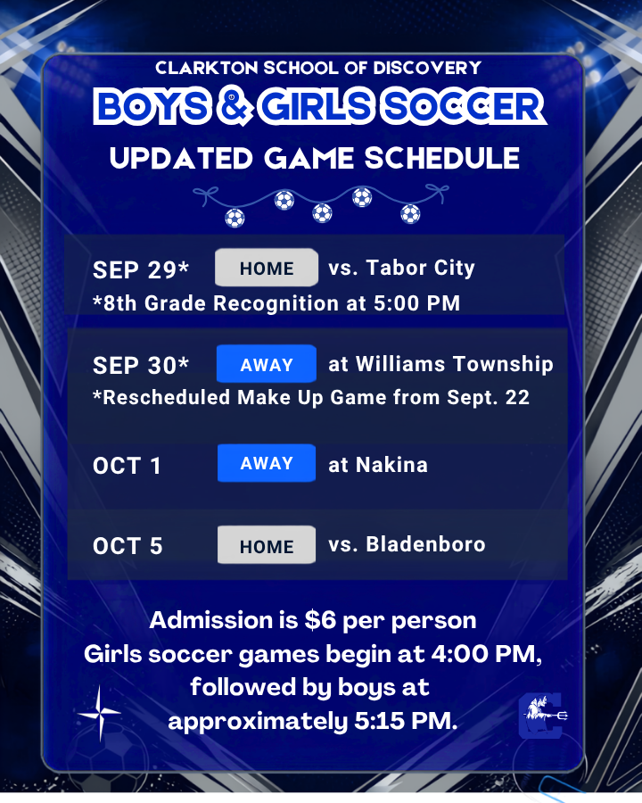 soccer schedule