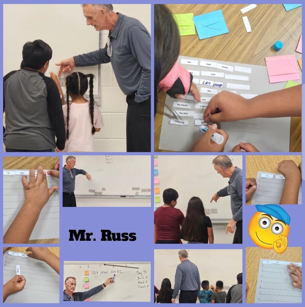 Collage of teacher & student pics