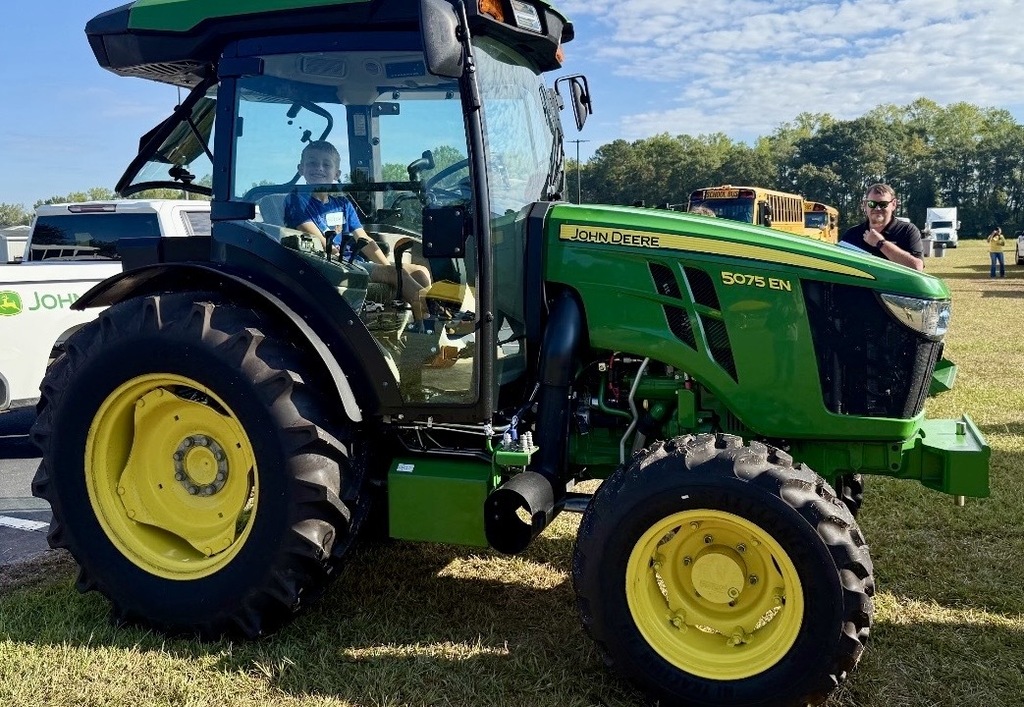 Got to experience the tractor 