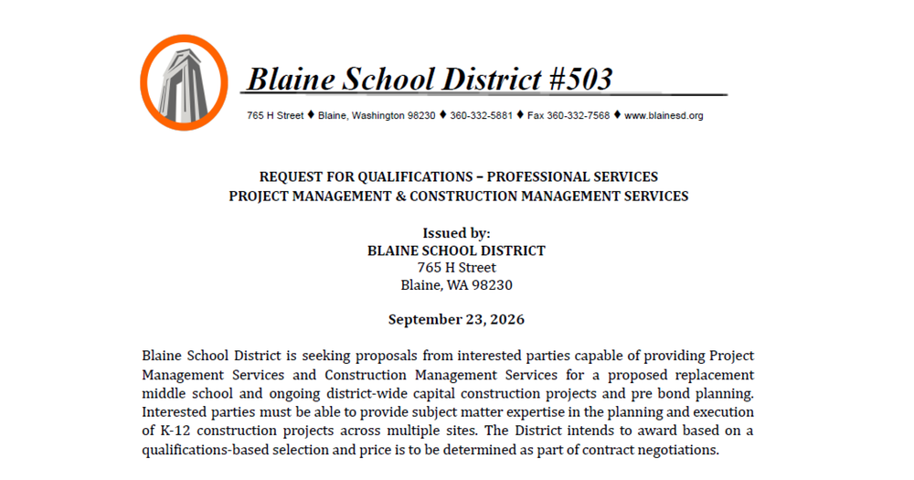 Request for Qualifications