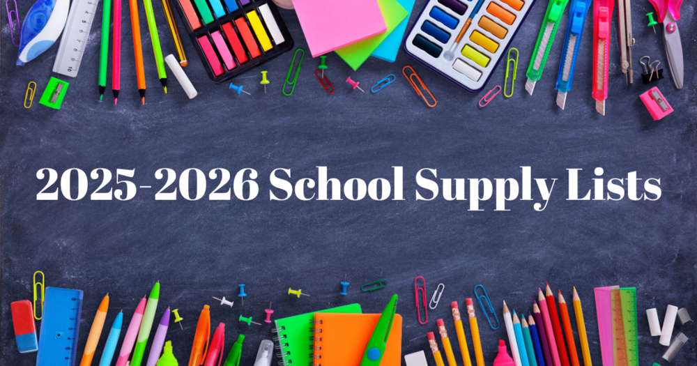 2025-2026 School Supply Lists