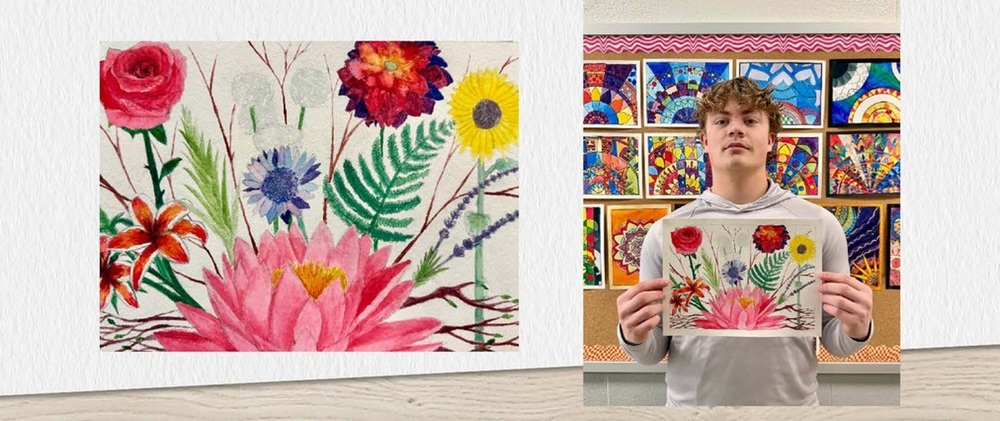 August Hunt's Floral Watercolor