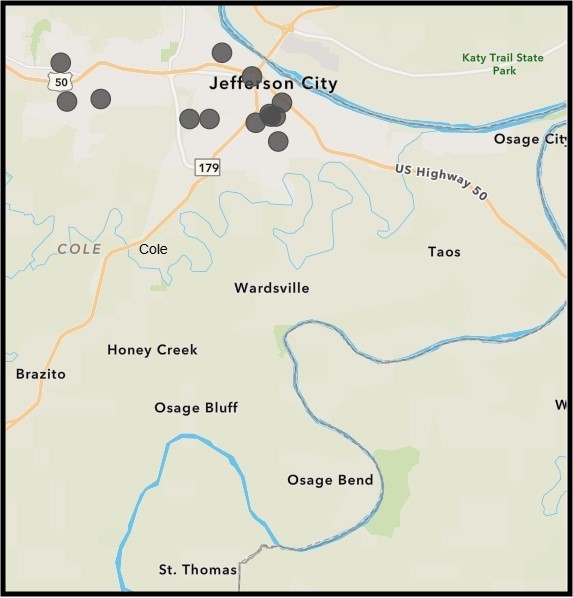 map of summer food sites