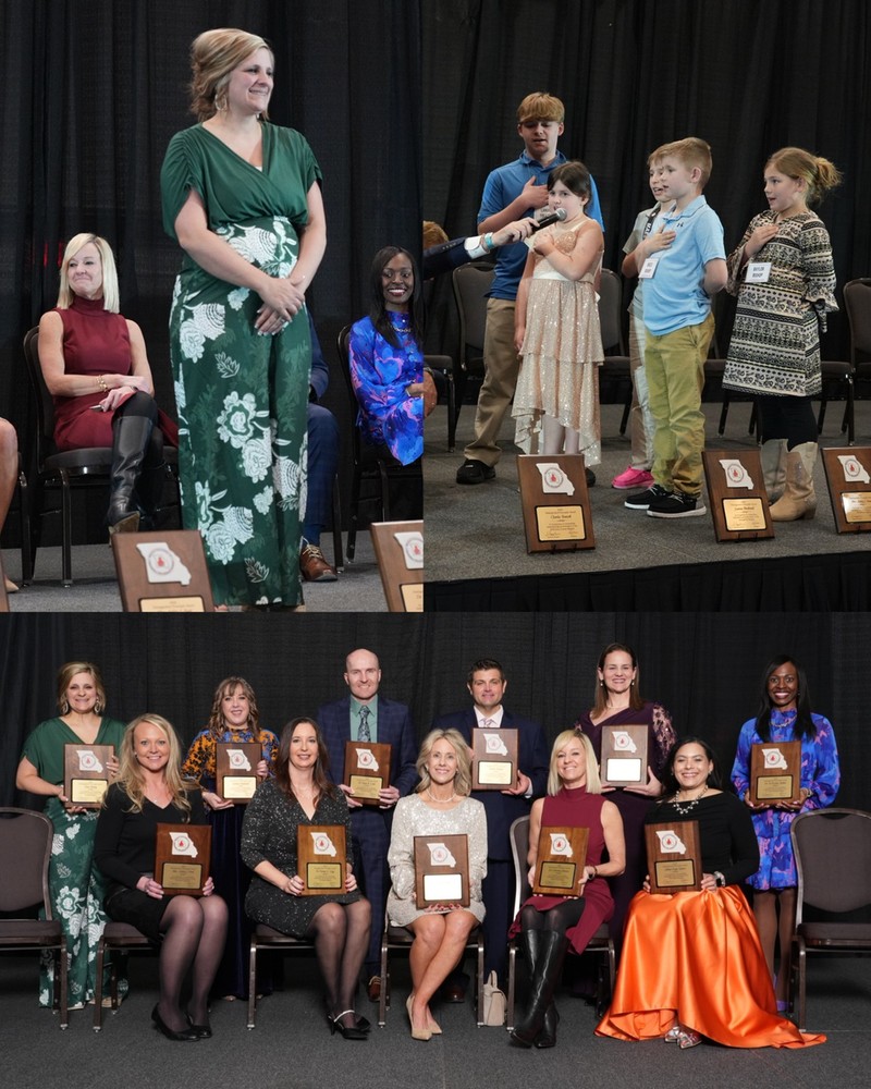 Mrs. Bishop receives Distinguished Principal of the Year Award