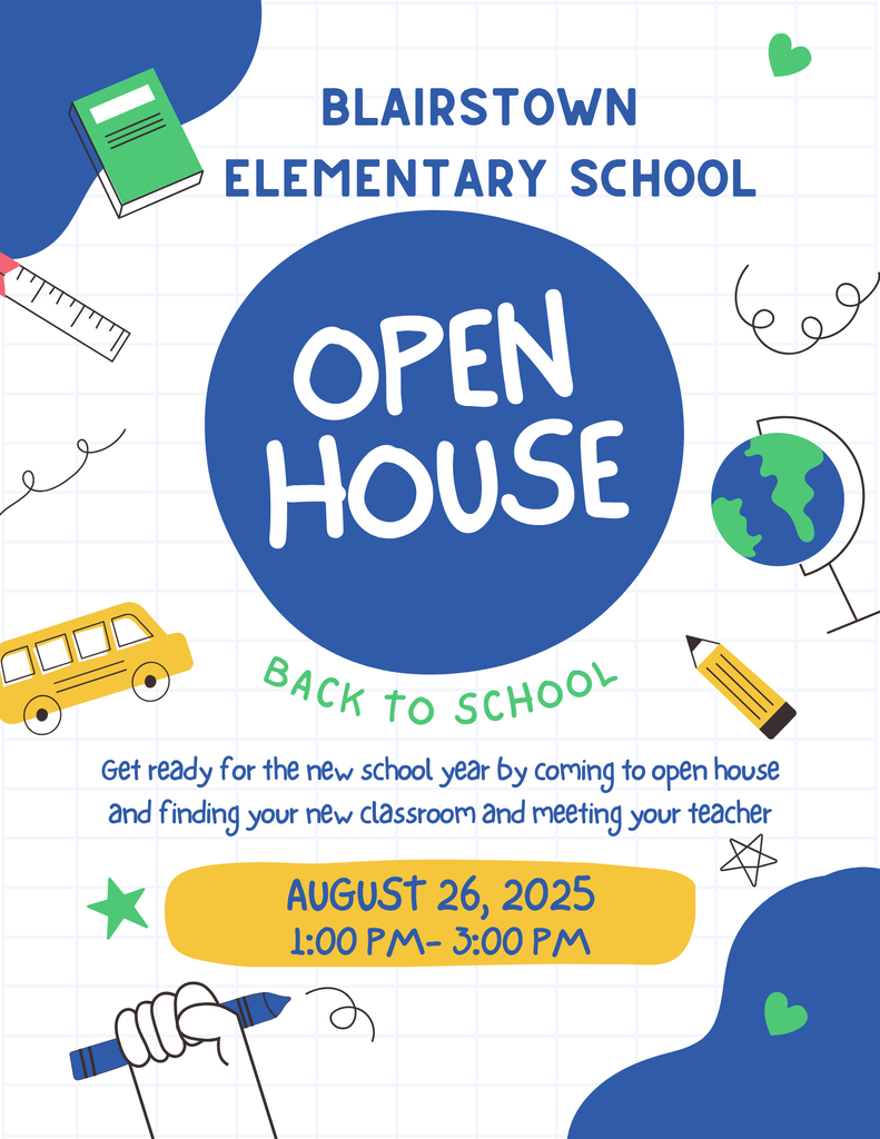 Blairstown Elementary School Open House 