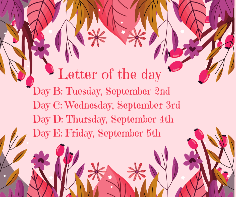 Letter of the day