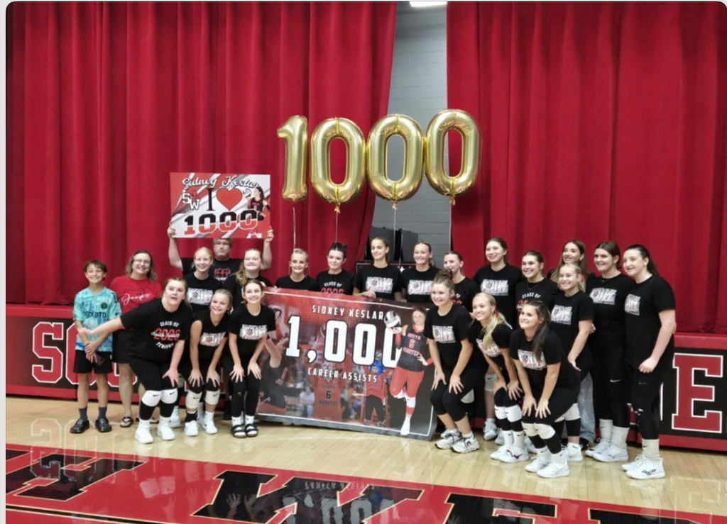 Sid 1000 Assists Volleyball 2025 vs. Notre Dame