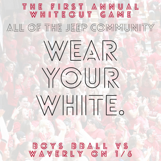 WHITE OUT JAN 6TH 2026!