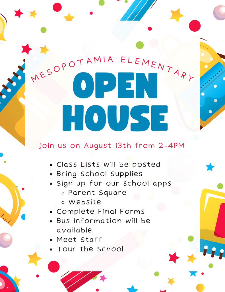 Mespo Elementary Open House