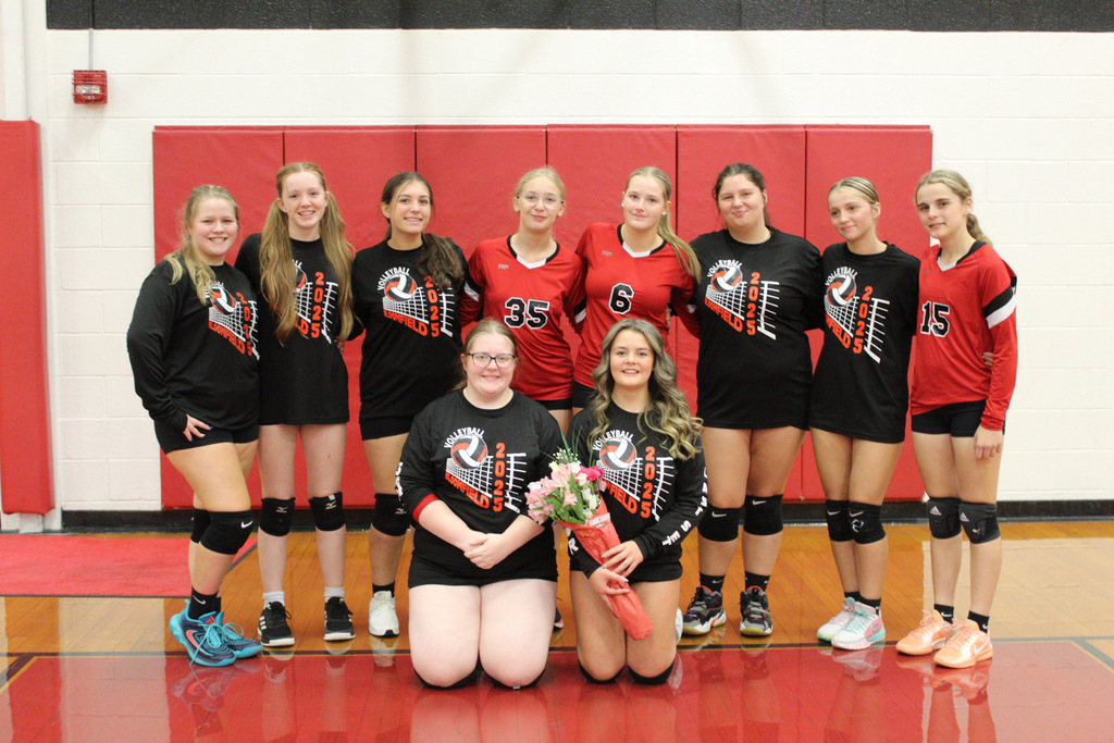 Senior Night Team Picture 