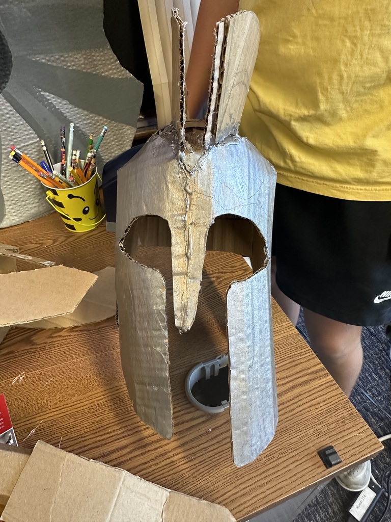 Armour made in Mrs. Whetstone's Class