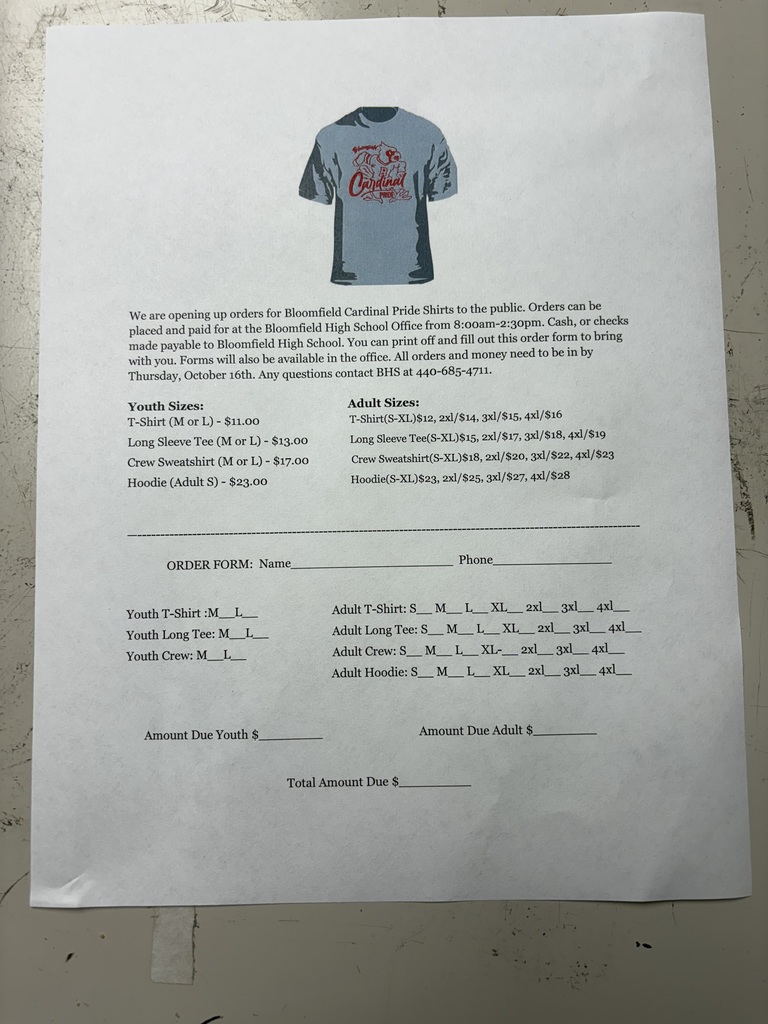 Cardinal Pride Shirt Sale