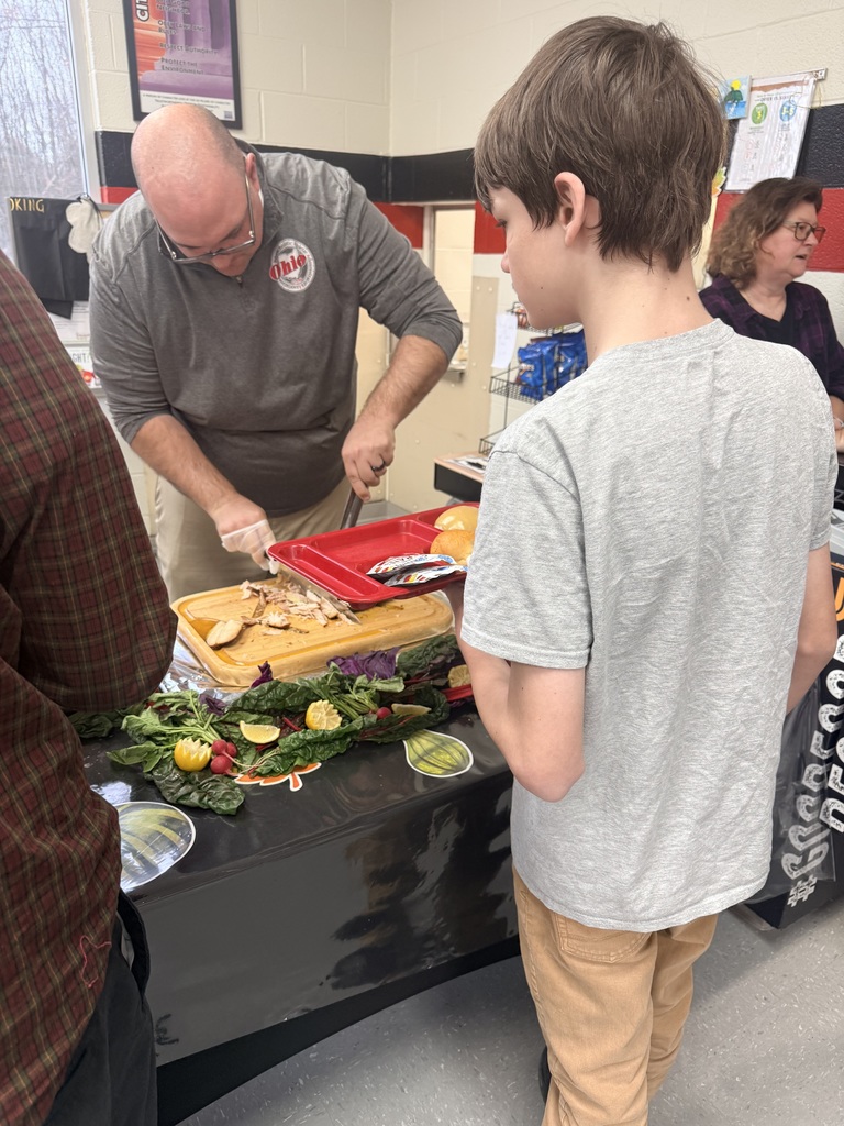 Principal Hogue Turkey Cutting 